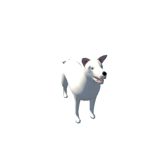 Playable White Dog